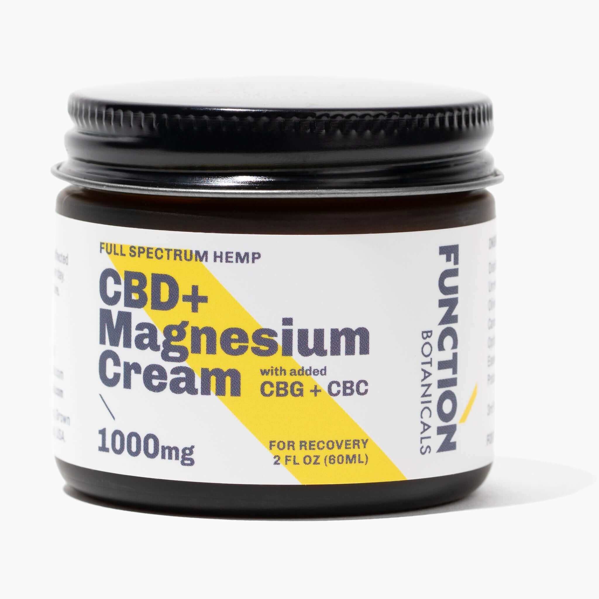 1000mg CBD + Magnesium Topical Cream for Relief